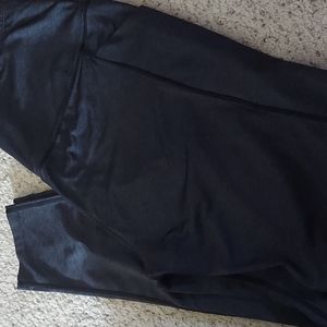 High waisted sports legging pockets